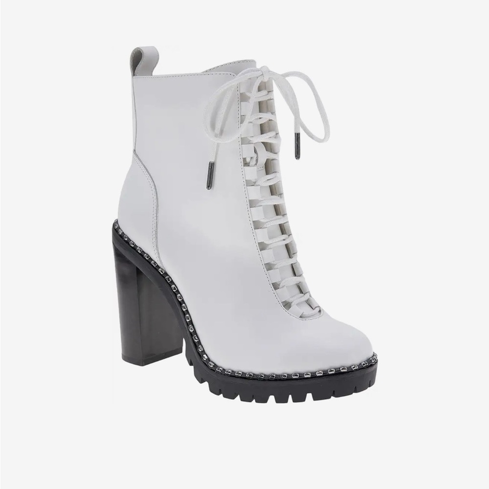 BCBG Leather Parina Lace Up Boots - Picture 11 of 15